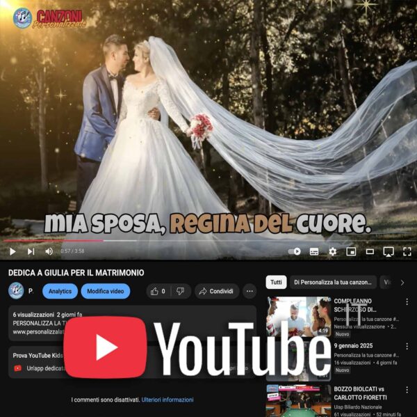 Canzone Personalizzata (Link Mp4 Youtube) - immagine 3