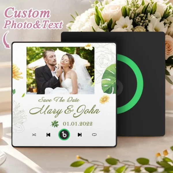 Calamita con Foto e Canzone Unica Personalizzata - immagine 2